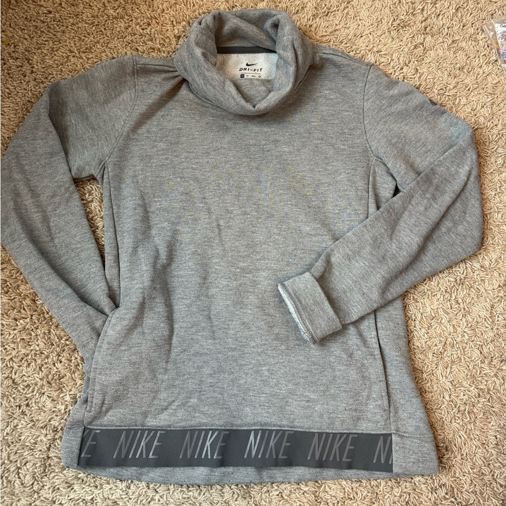 Women’s Grey Nike dri fit sweater